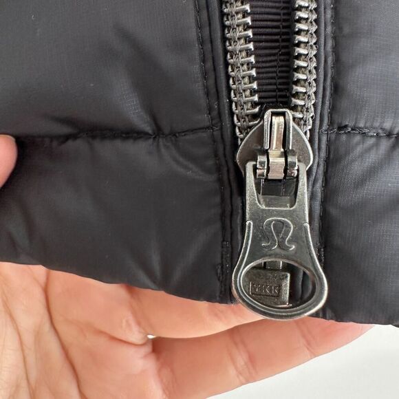 Lululemon Down Jacket Womens 6 Puffer Hooded Quilted Insulated Zip Down For Run - Picture 9 of 16